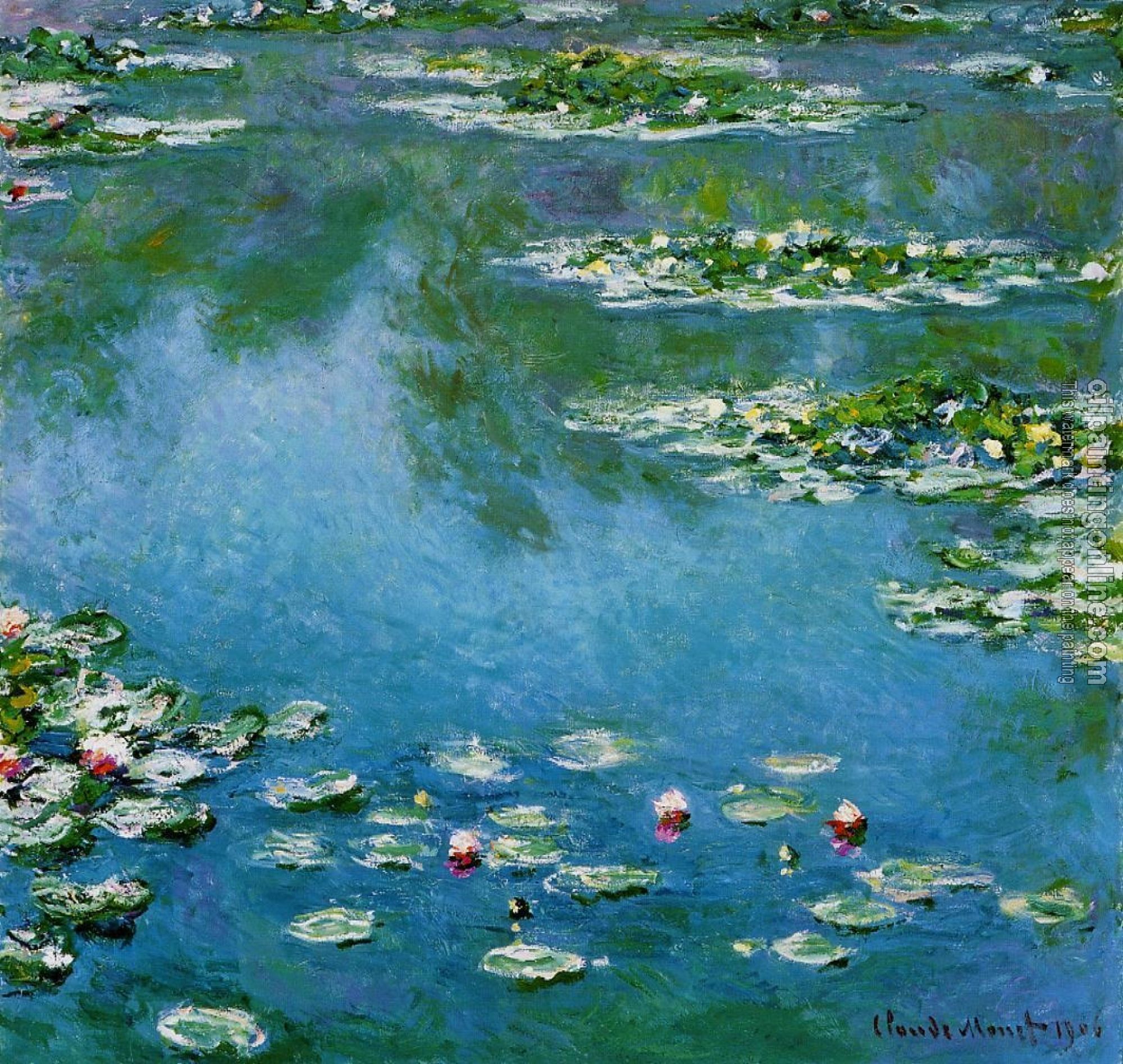 Monet, Claude Oscar - Water Lilies